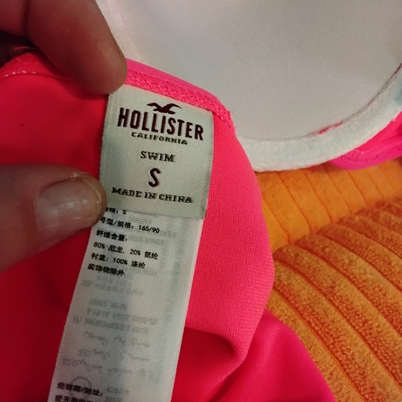 COPY - Hollister Neon Pink Push Up Bakini - Picture 5 of 5
